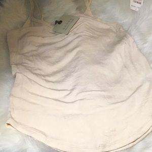 Nordstrom Hinge Stretch Cami Beige Whisper NWT
